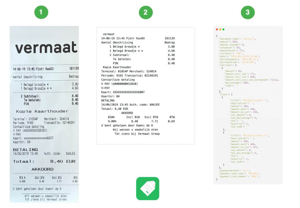 Receipt Parsing API