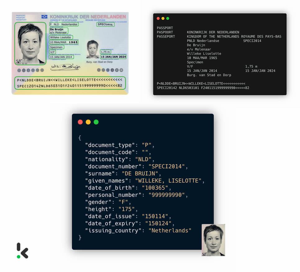 Passport parsing and OCR API