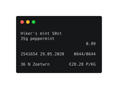 OCR etiquetas de preço