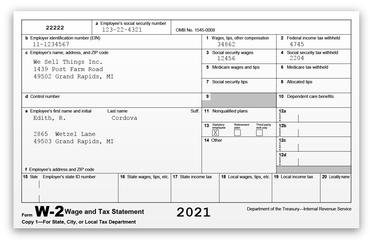 OCR declaração de impostos