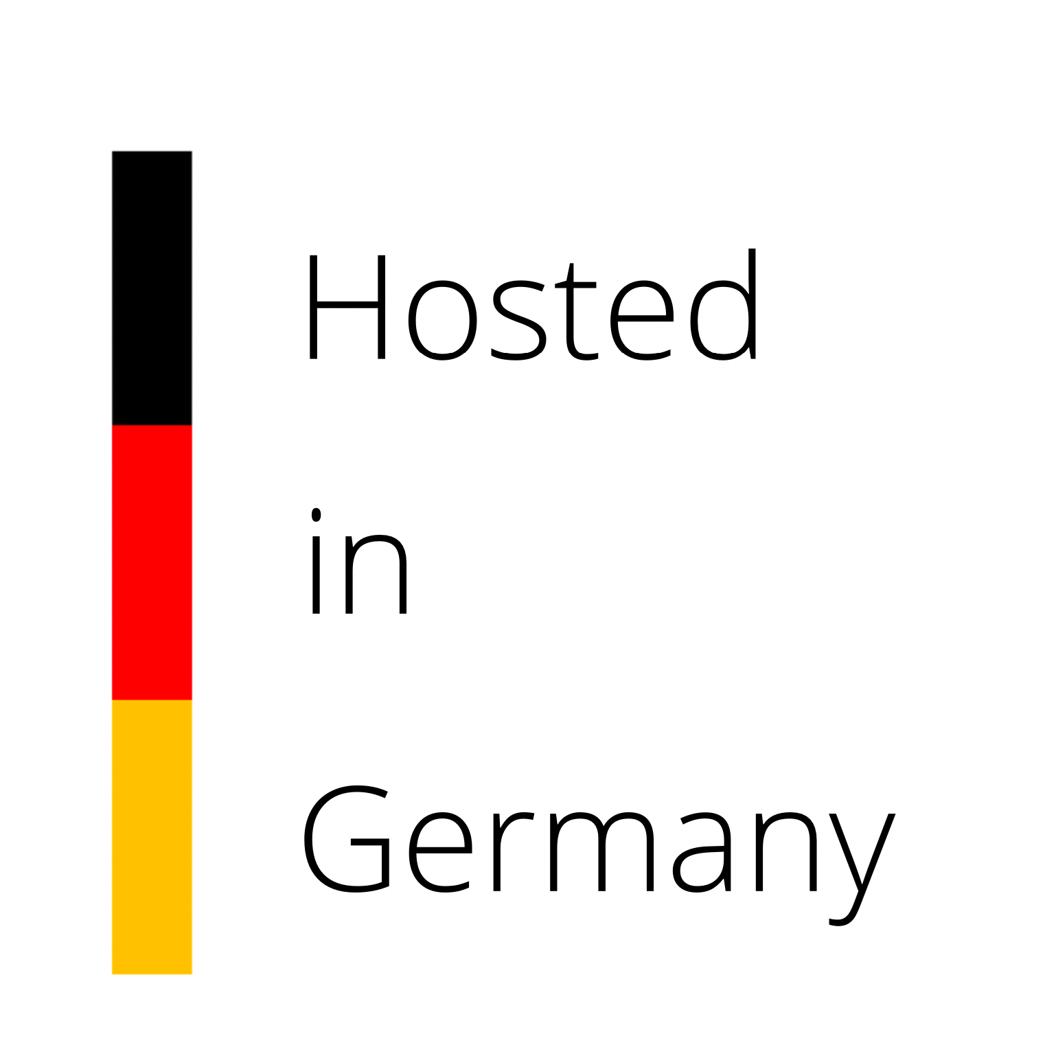 Hosted in Germany