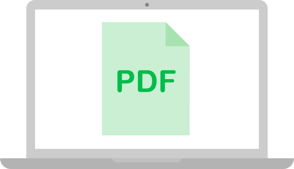 pdf Laptop Darstellung