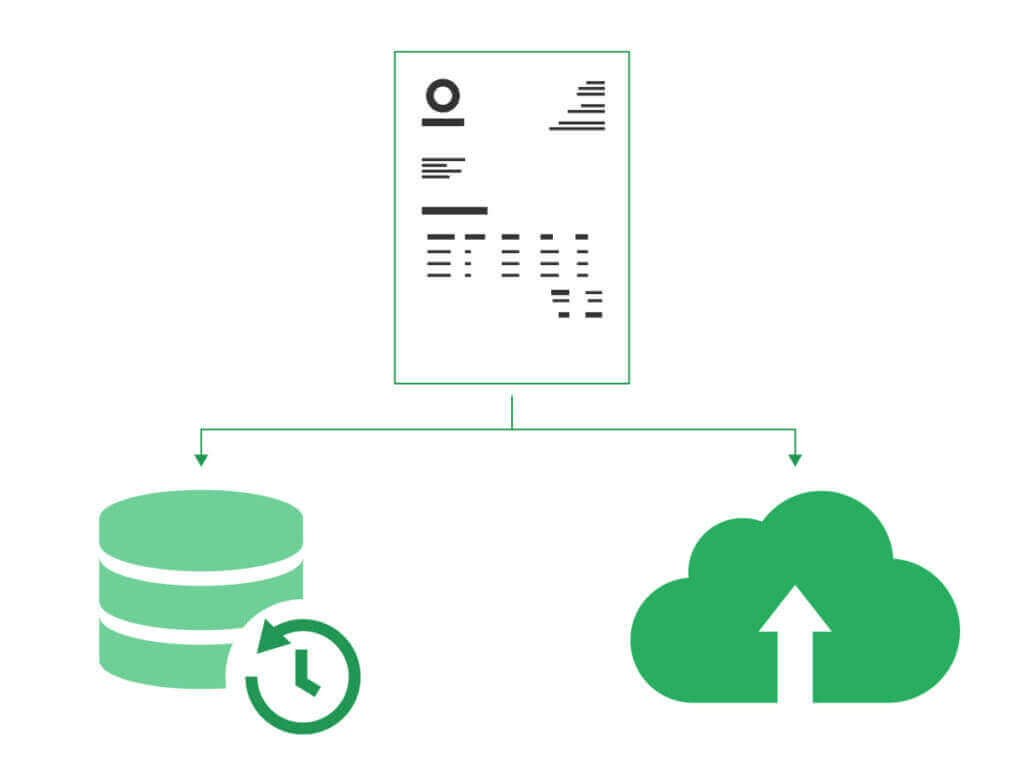 Storing and organizing invoices in the cloud