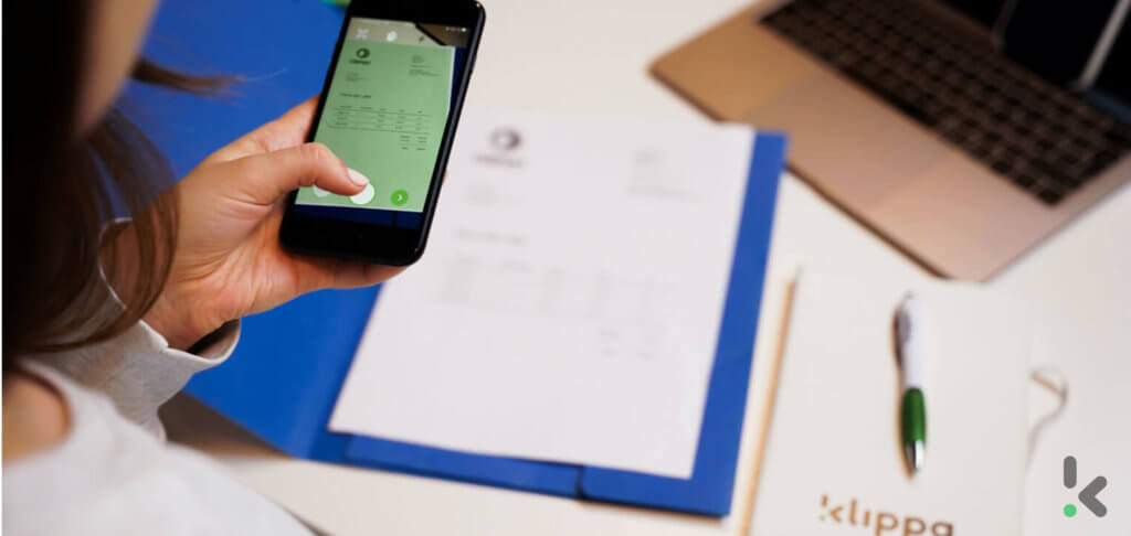 Scanning invoice for invoice management
