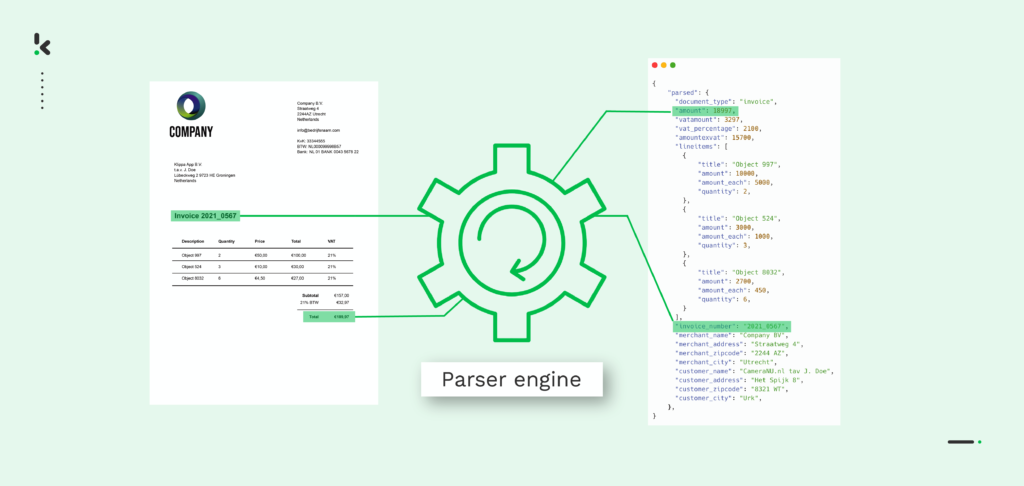 data parsing pdf to json