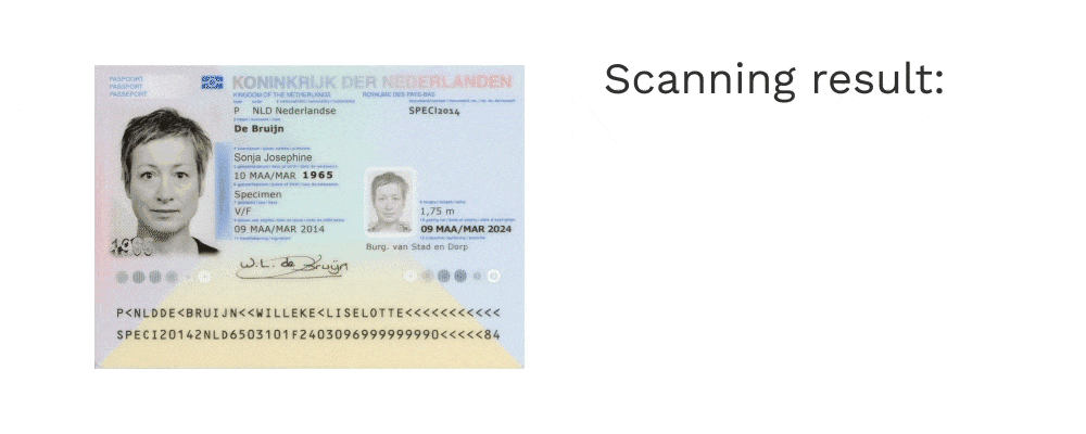 CDD fraude detectie van paspoort en MRZ