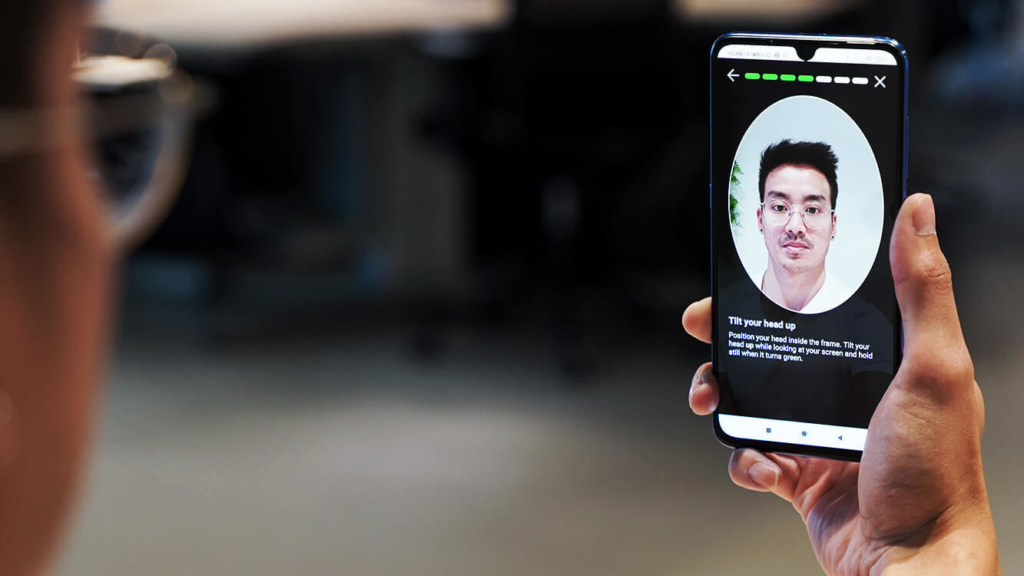 biometrisch selfie scan