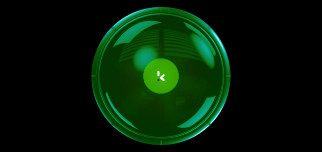 Computer visie groene cirkel Klippa