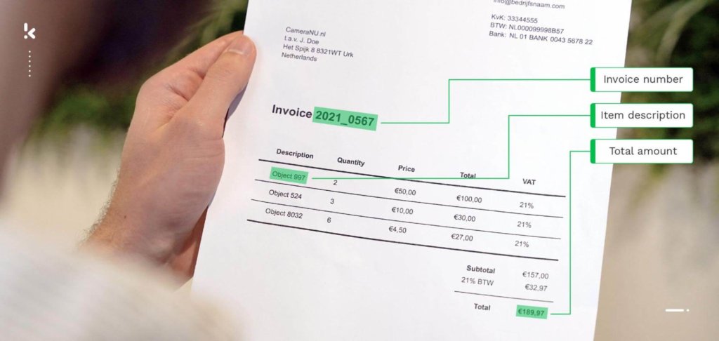 Invoice processing data