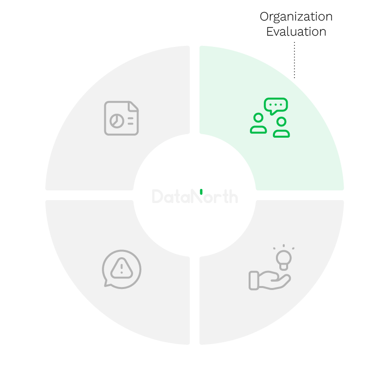 AI Assessments - Organization Evaluation Donut Chart