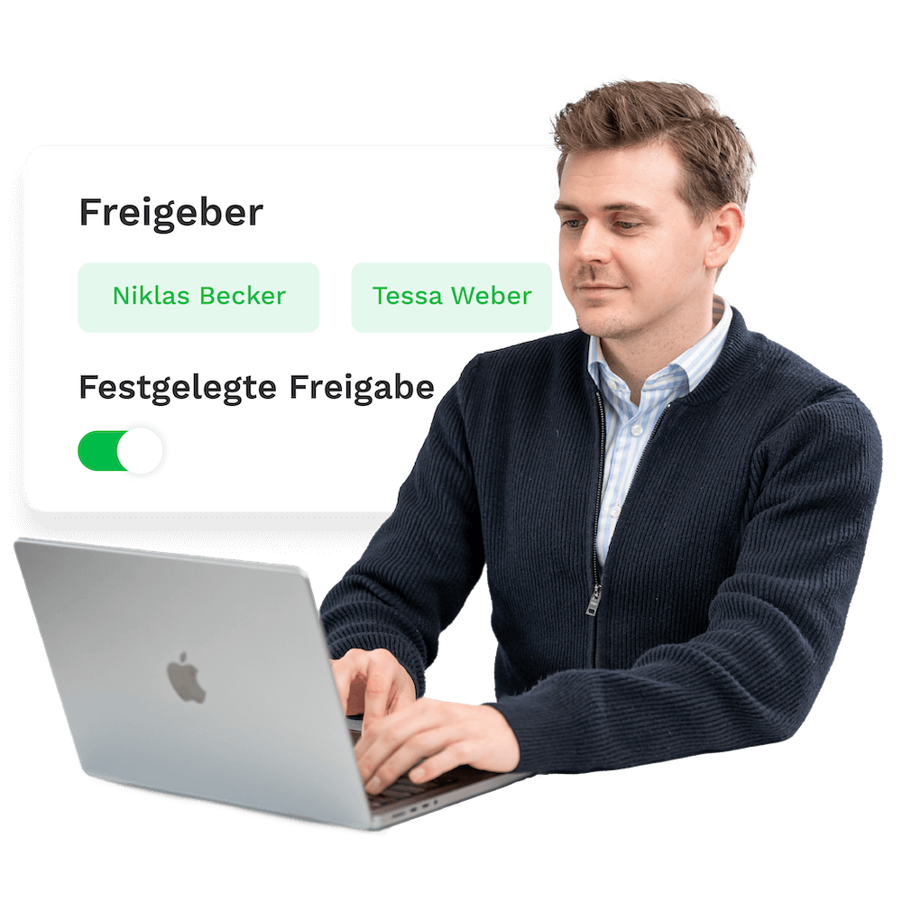 Freigabeprozesse verwalten