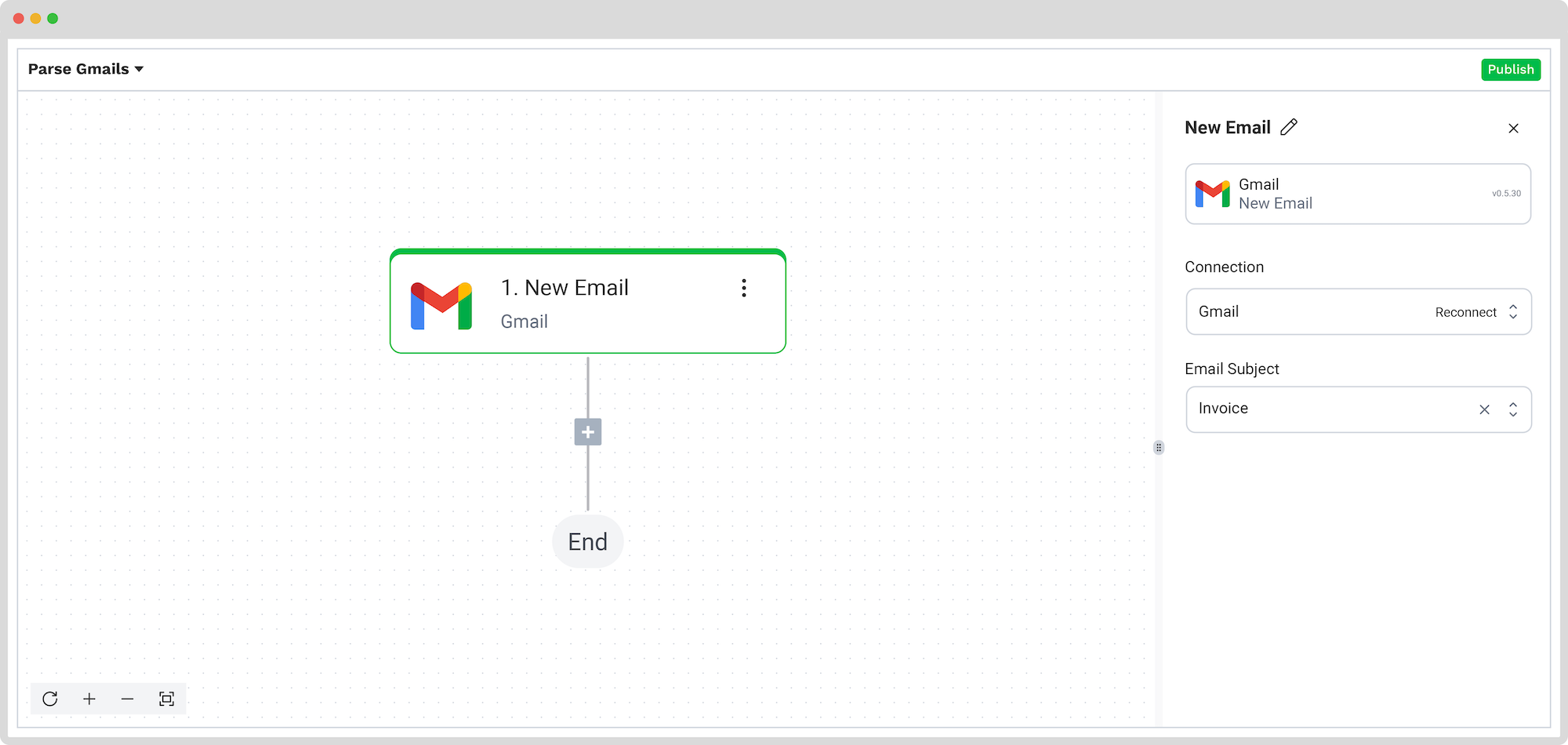 parse gmail emails with klippa step 3