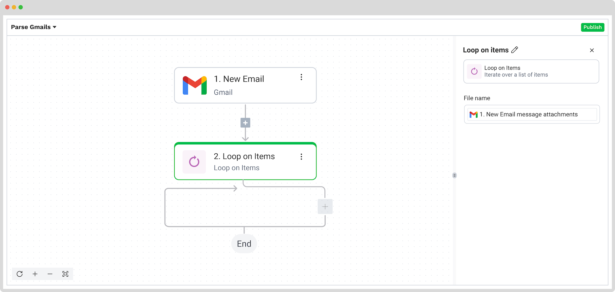 parse gmail emails with klippa step 4