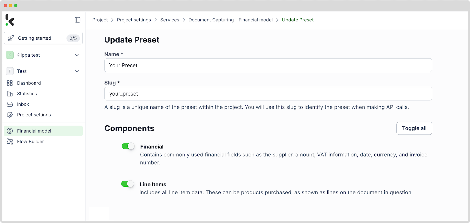 extract data from pdf step 2