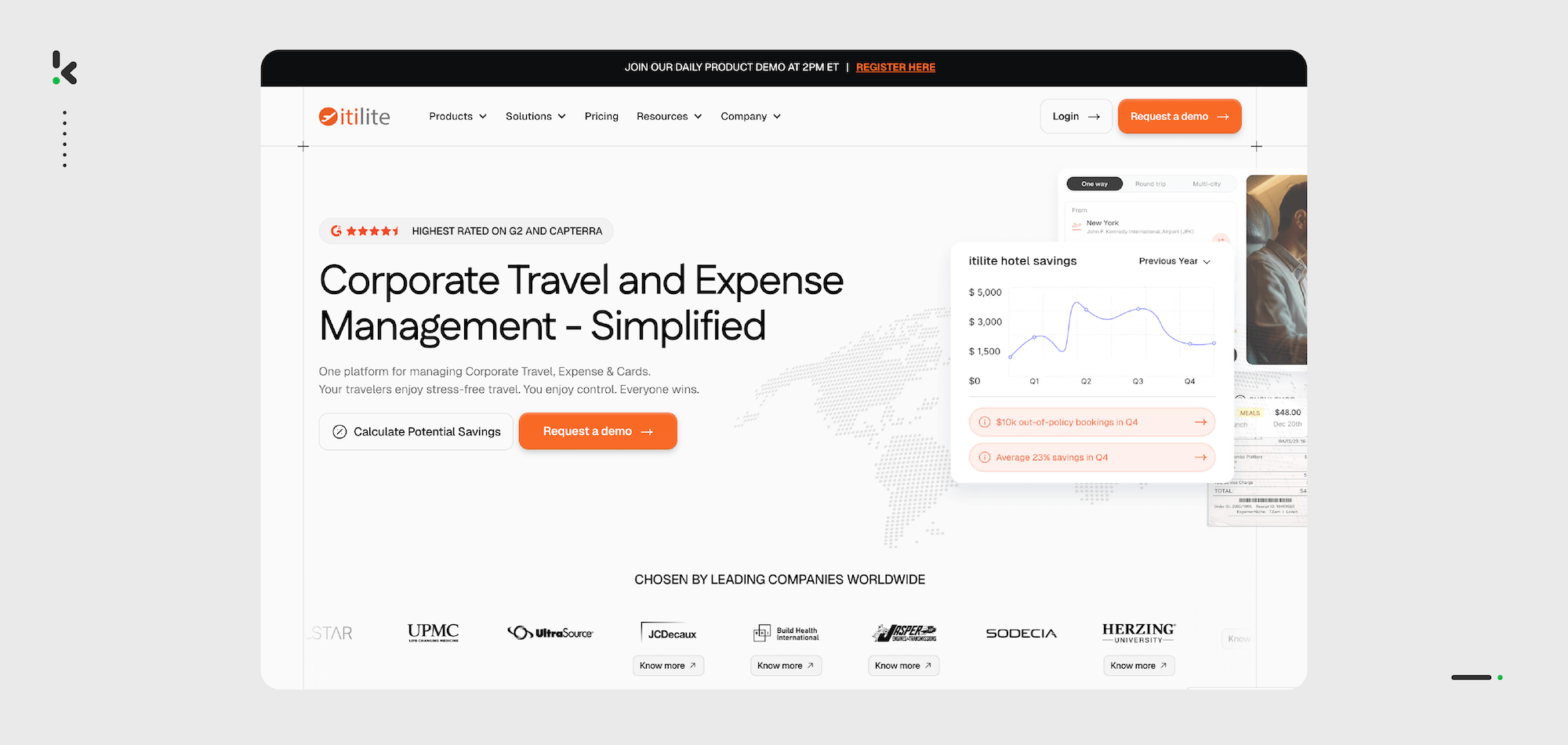 itilite business travel solution